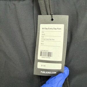 Public Rec Men's Black All Day Every Day Pants